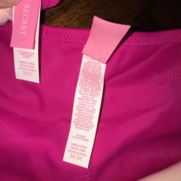 NWT Victoria Secret Getaway bikini Raspberry - Picture 6 of 7